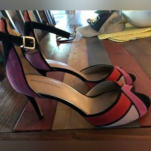 Antonio Melani open toed heels 9.5